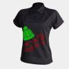 Women's piped performance polo Thumbnail