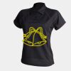 Women's piped performance polo Thumbnail