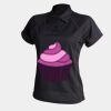 Women's piped performance polo Thumbnail