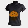 Women's piped performance polo Thumbnail