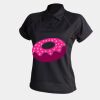 Women's piped performance polo Thumbnail