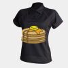 Women's piped performance polo Thumbnail