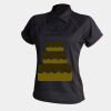 Women's piped performance polo Thumbnail