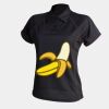 Women's piped performance polo Thumbnail