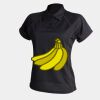 Women's piped performance polo Thumbnail