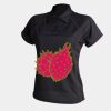 Women's piped performance polo Thumbnail