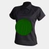 Women's piped performance polo Thumbnail
