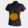 Women's piped performance polo Thumbnail
