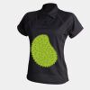 Women's piped performance polo Thumbnail