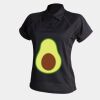 Women's piped performance polo Thumbnail