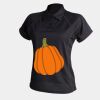 Women's piped performance polo Thumbnail