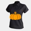 Women's piped performance polo Thumbnail