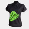 Women's piped performance polo Thumbnail