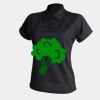 Women's piped performance polo Thumbnail