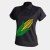 Women's piped performance polo Thumbnail