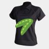 Women's piped performance polo Thumbnail
