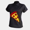 Women's piped performance polo Thumbnail