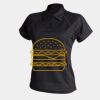 Women's piped performance polo Thumbnail