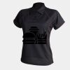Women's piped performance polo Thumbnail