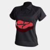 Women's piped performance polo Thumbnail