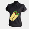 Women's piped performance polo Thumbnail