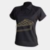 Women's piped performance polo Thumbnail