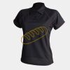 Women's piped performance polo Thumbnail