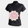 Women's piped performance polo Thumbnail