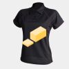 Women's piped performance polo Thumbnail