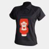 Women's piped performance polo Thumbnail