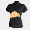 Women's piped performance polo Thumbnail