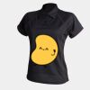 Women's piped performance polo Thumbnail
