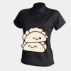 Women's piped performance polo Thumbnail