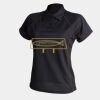 Women's piped performance polo Thumbnail