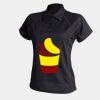 Women's piped performance polo Thumbnail