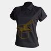 Women's piped performance polo Thumbnail