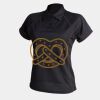 Women's piped performance polo Thumbnail