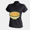 Women's piped performance polo Thumbnail