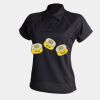 Women's piped performance polo Thumbnail