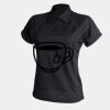 Women's piped performance polo Thumbnail