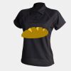 Women's piped performance polo Thumbnail