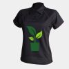 Women's piped performance polo Thumbnail