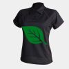Women's piped performance polo Thumbnail