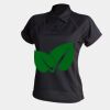 Women's piped performance polo Thumbnail