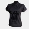 Women's piped performance polo Thumbnail