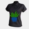 Women's piped performance polo Thumbnail