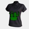 Women's piped performance polo Thumbnail