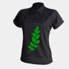 Women's piped performance polo Thumbnail