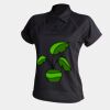 Women's piped performance polo Thumbnail