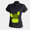 Women's piped performance polo Thumbnail